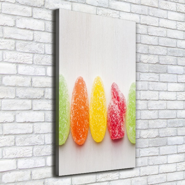 Large canvas wall art Colorful jelly beans