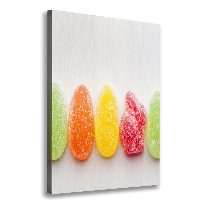 Large canvas wall art Colorful jelly beans