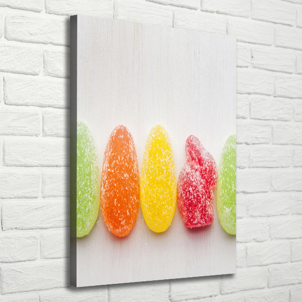 Large canvas wall art Colorful jelly beans