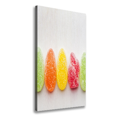 Large canvas wall art Colorful jelly beans