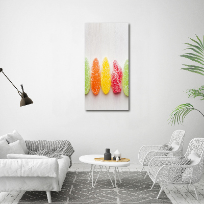 Large canvas wall art Colorful jelly beans