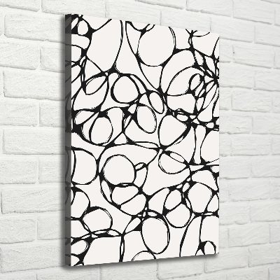 Large canvas wall art Chaotic wheels