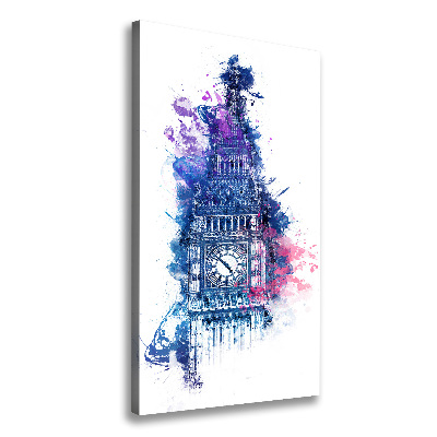 Canvas wall art Colorful Big Ben