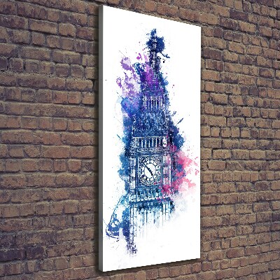 Canvas wall art Colorful Big Ben