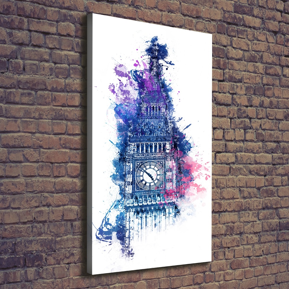 Canvas wall art Colorful Big Ben