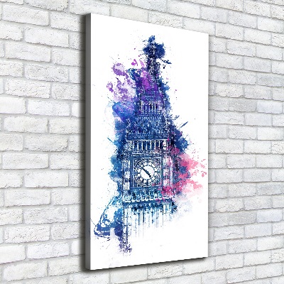 Canvas wall art Colorful Big Ben