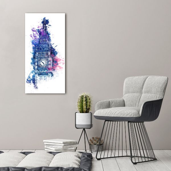 Canvas wall art Colorful Big Ben