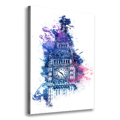 Canvas wall art Colorful Big Ben