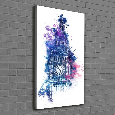 Canvas wall art Colorful Big Ben