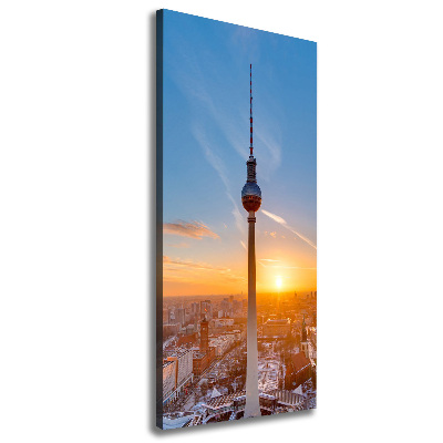 Wall art canvas large Television tower