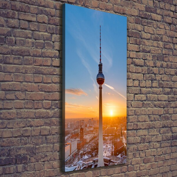 Wall art canvas large Television tower