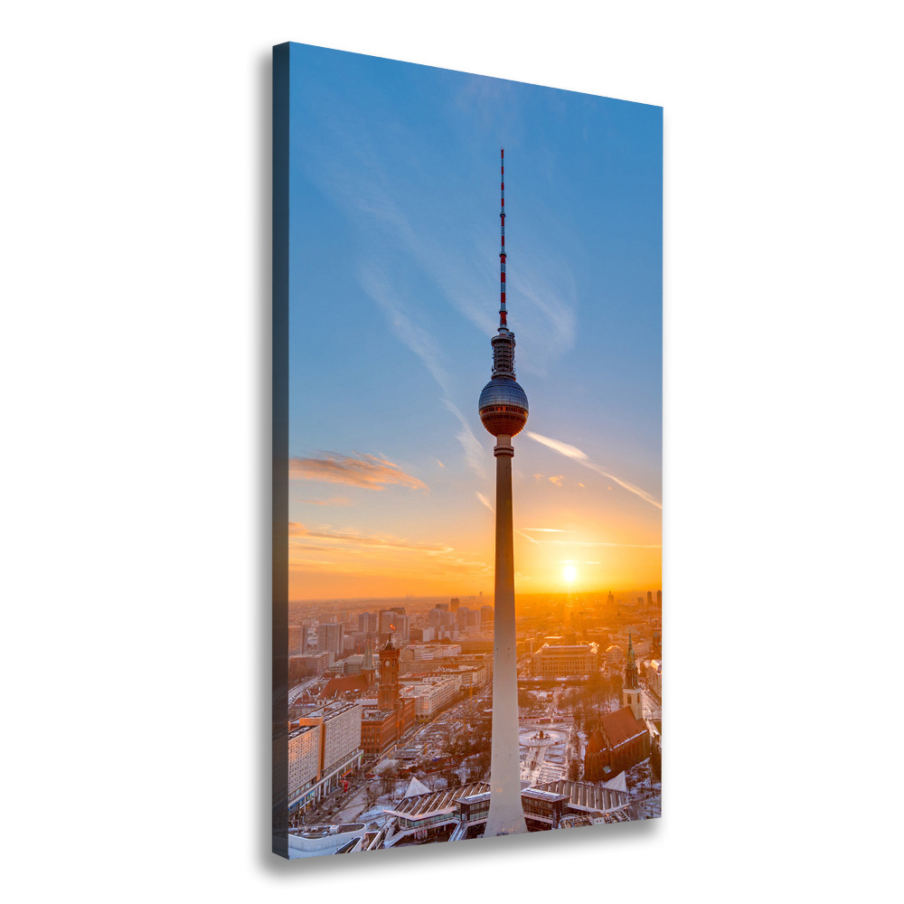 Wall art canvas large Television tower