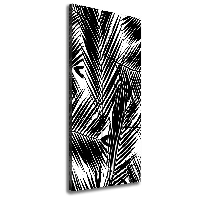 Canvas wall art Palm leaves