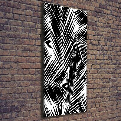 Canvas wall art Palm leaves