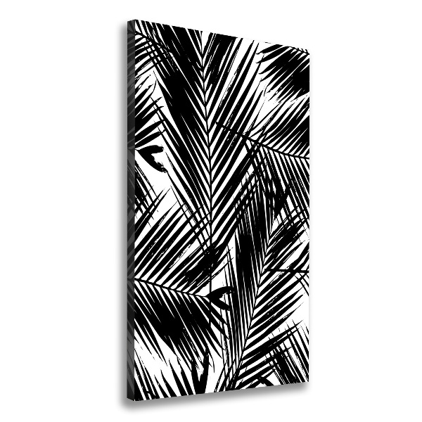 Canvas wall art Palm leaves