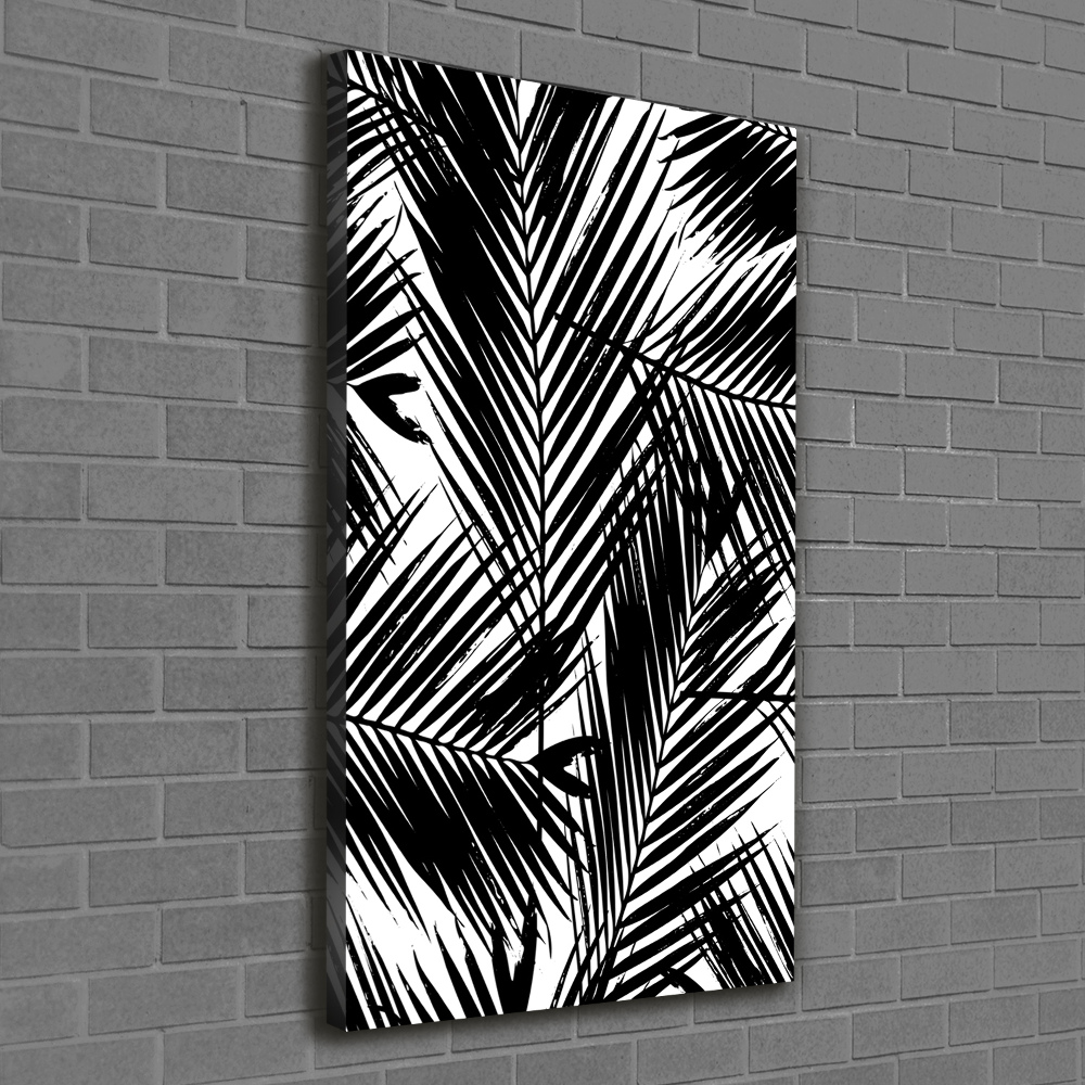 Canvas wall art Palm leaves