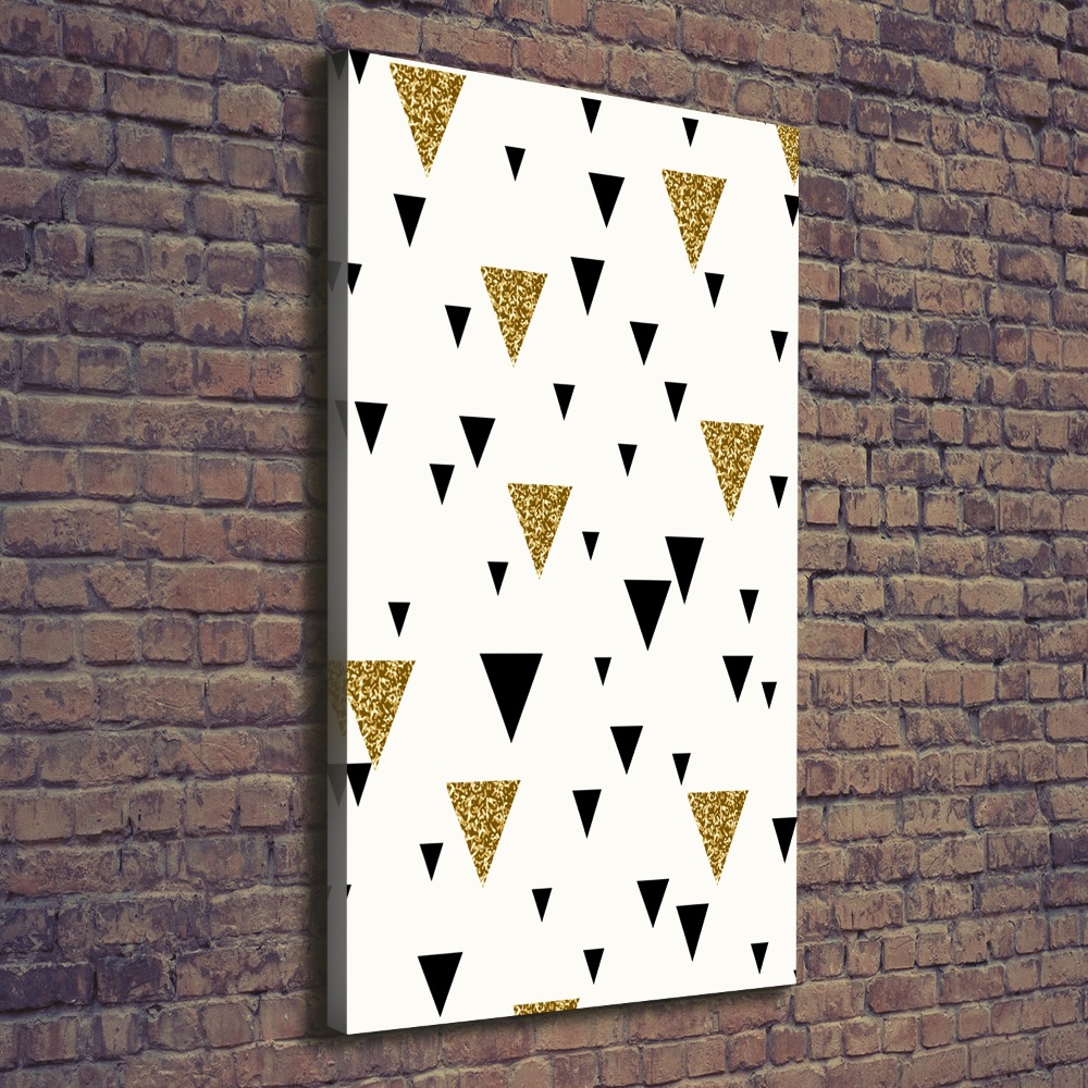 Canvas print Triangles