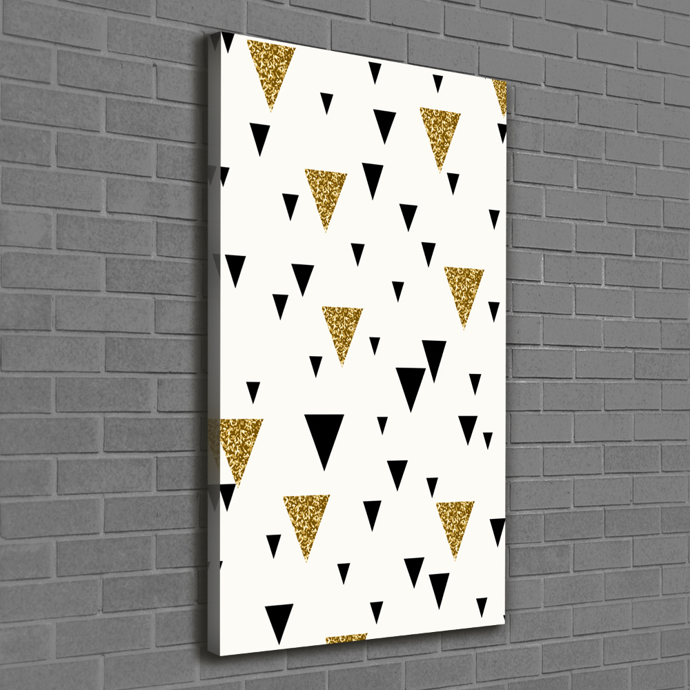 Canvas print Triangles