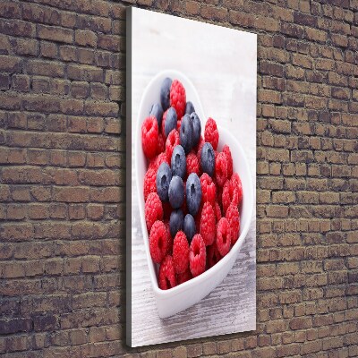 Canvas wall art Raspberries and berries