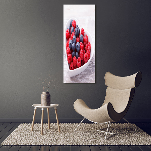 Canvas wall art Raspberries and berries