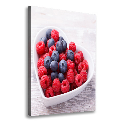 Canvas wall art Raspberries and berries