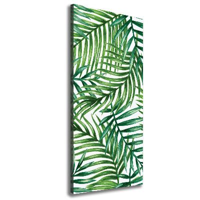 Canvas wall art Palm leaves