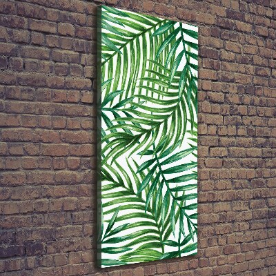 Canvas wall art Palm leaves