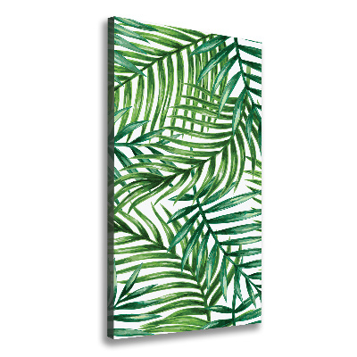 Canvas wall art Palm leaves