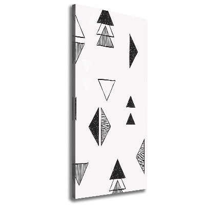 Canvas wall art Triangles