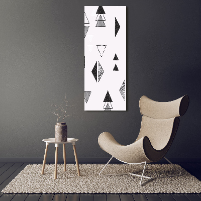 Canvas wall art Triangles