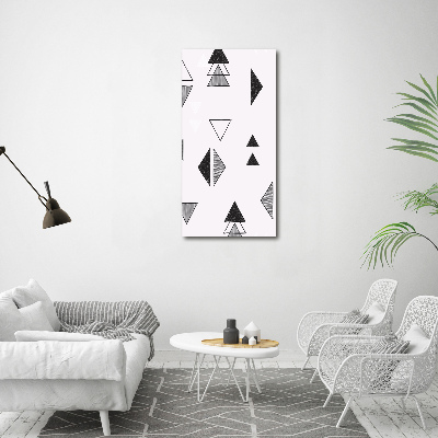 Canvas wall art Triangles