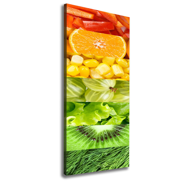 Canvas wall art Fruits and vegetables