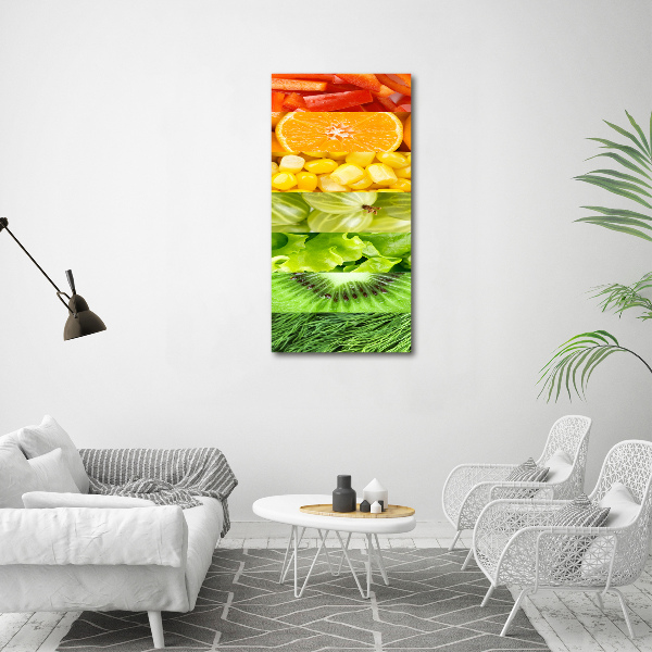 Canvas wall art Fruits and vegetables