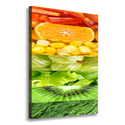 Canvas wall art Fruits and vegetables