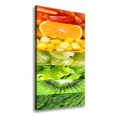 Canvas wall art Fruits and vegetables