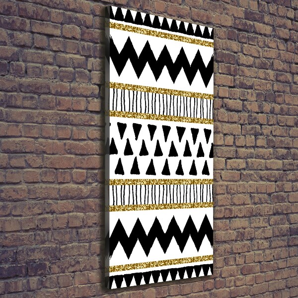 Canvas wall art Ethnic background