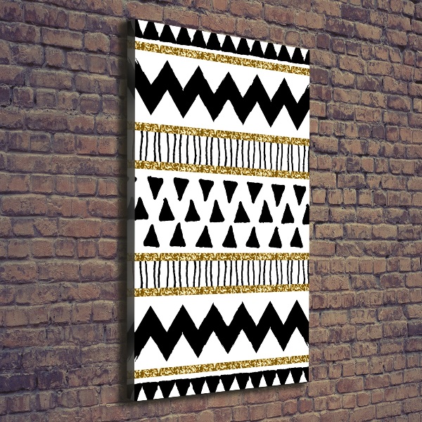 Canvas wall art Ethnic background