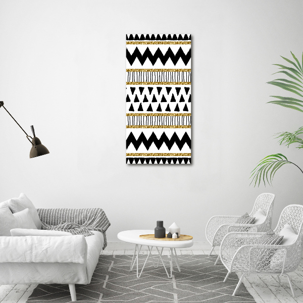 Canvas wall art Ethnic background