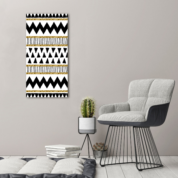 Canvas wall art Ethnic background