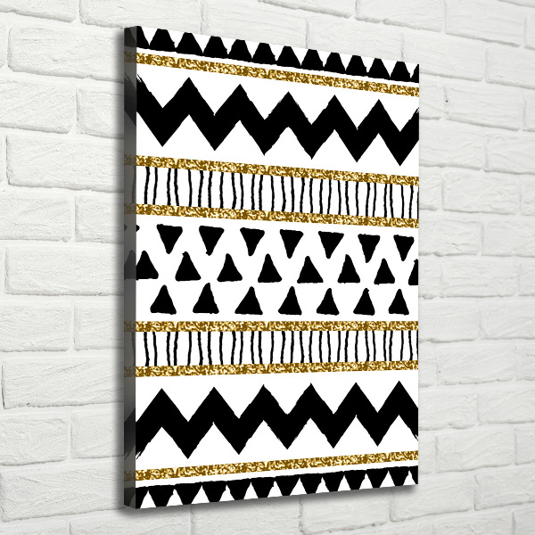 Canvas wall art Ethnic background