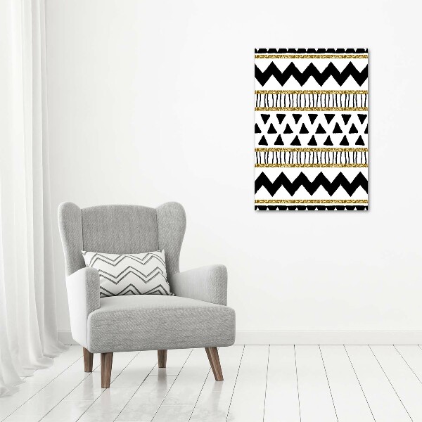 Canvas wall art Ethnic background