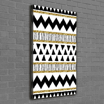 Canvas wall art Ethnic background