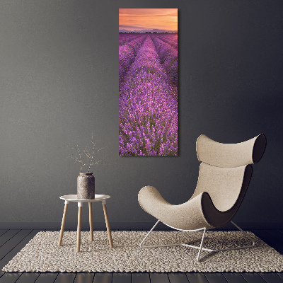 Canvas wall art Lavender field