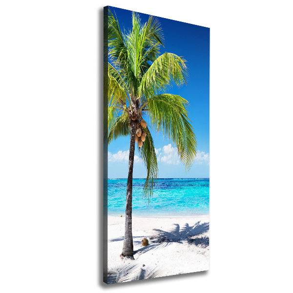 Canvas wall art Tropical beach