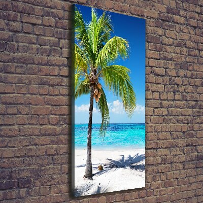 Canvas wall art Tropical beach