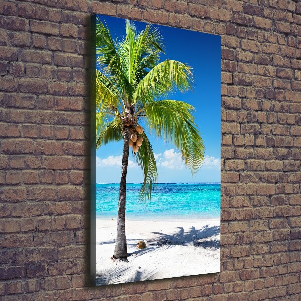 Canvas wall art Tropical beach