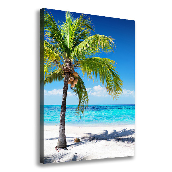 Canvas wall art Tropical beach