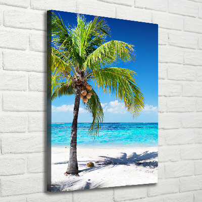 Canvas wall art Tropical beach