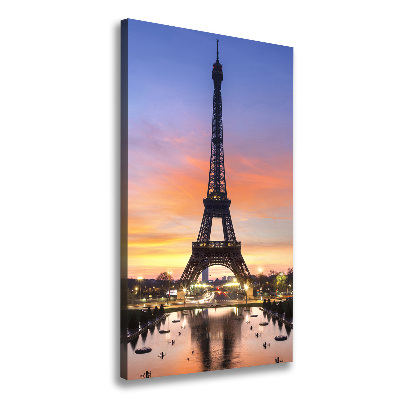 Wall art canvas large Eiffel Paris tower