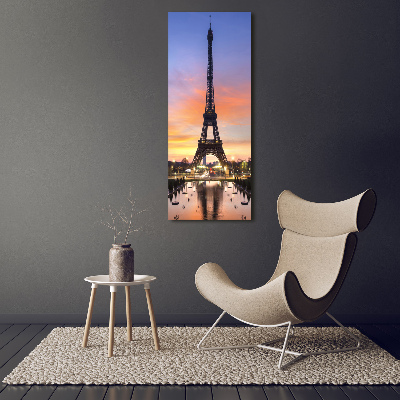 Wall art canvas large Eiffel Paris tower